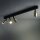 Deckenlampe verstellbar Metall 94 cm lang Schwarz Gold