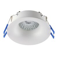 Einbauleuchte rund Ø 84 mm Weiß GU10 IP44 Bad