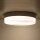 Badlampe Decke IP44 Badezimmer Ø 29 cm rund Weiß Schwarz