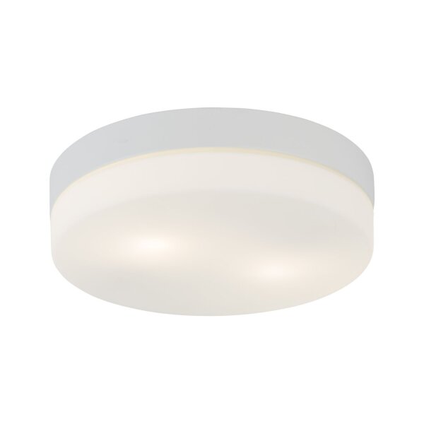 Deckenleuchte Badezimmer rund Ø 29 cm IP44 Bad Weiß E27
