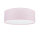 Kinderzimmerleuchte Rosa Ø 38 cm rund flach Stoffschirm