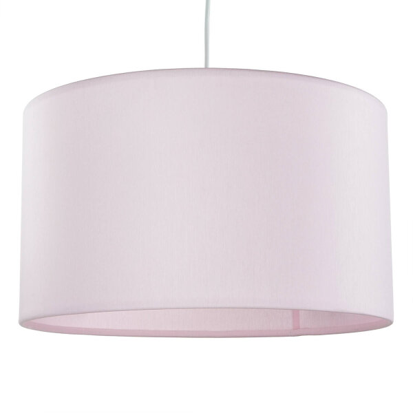 Hängelampe Kinder Baby Rosa Ø 40 cm rund Stoffschirm