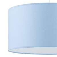 Kinderzimmerleuchte Hellblau Weiß Ø 40 cm...