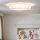 Wolkenlampe Rosa Stoff 62 cm lang 4x E27 Baby Kinder