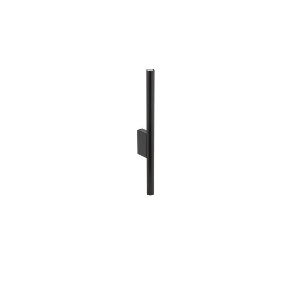 Schmale Wandleuchte Schwarz Up Down H:40cm Metall 2x G9