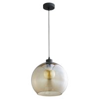 Hängelampe Kugel Ø 30 cm E27 Rauchglas...