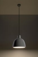 Hängeleuchte Beton Ø 28 cm Modern Grau E27...