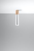 Deckenlampe Skandinavisch Metall Holz Weiß Natur...