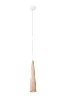 Hängelampe Holz Ø 8 cm schmal für GU10...