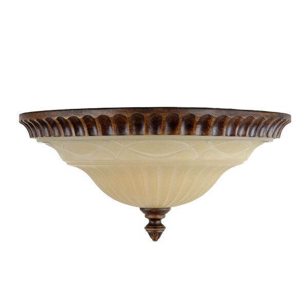 Deckenleuchte ANABELL 1 Creme Ø33cm Landhaus Lampe