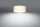Deckenlampe Weiß Stoff Glas Ø 30 cm rund blendarm 3x E27
