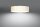Deckenlampe Weiß Stoff Glas Ø 50 cm rund blendarm 5x E27
