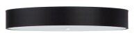 Deckenlampe rund Ø 100 cm Schwarz blendarm 6x E27...