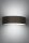 Wandlampe Up Down Schwarz Stoff Glas 45 cm indirekt