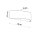 Wandlampe Up Down Schwarz Stoff Glas 45 cm indirekt