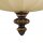 Deckenleuchte Landhaus Creme Walnuss Glas E27 Ø39 cm