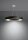 Pendelleuchte Schwarz Stoff Ø 70 cm rund 6x E27 Modern
