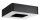 Hängeleuchte Schwarz 80 cm breit Stoff 8x E27 eckig