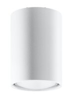 Aufputz Spot Weiß Metall rund Ø 6 cm H: 10...