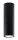 Deckenspot Schwarz 20 cm hoch Ø 6 cm schmal GU10 Metall