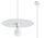 Hängelampe Weiß Ø 40 cm Metall E27 Küche Esszimmer