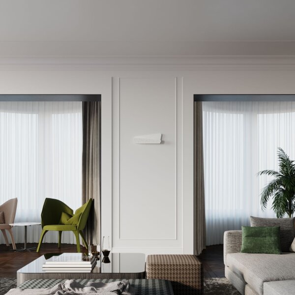 Wandlampe indirekt Weiß Modern 2x G9 THURO