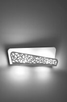Wandlampe indirekt Weiß Modern 2x G9 THURO