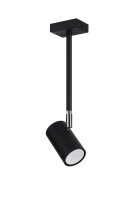 Deckenlampe Schwarz schwenkbar Metall GU10 H: 33 cm