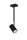 Deckenlampe Schwarz schwenkbar Metall GU10 H: 33 cm