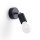 Spot Lampe Wand Schwarz rund Ø 8 cm klein für E27