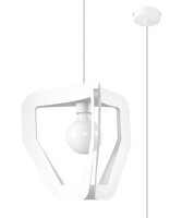 Pendelleuchte Wei&szlig; Modern f&uuml;r E27 Metall dekorativ