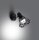 Spot E27 Schwarz Metall Retro verstellbar Wand