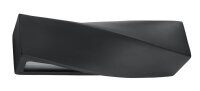 Wandlampe Schwarz Keramik Glas 42 cm Up Down indirekt