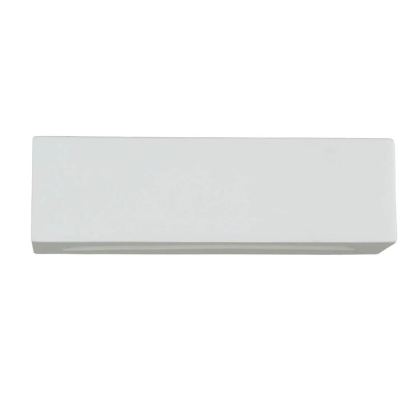 Wandlampe Keramik Glas 32,5 cm eckig Up Down bemalbar