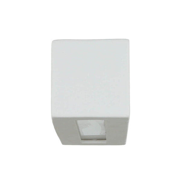 Wandlampe Keramik Glas 32,5 cm eckig Up Down bemalbar