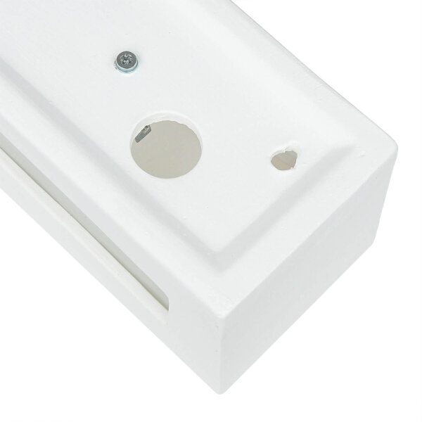 Wandlampe Keramik Glas 32,5 cm eckig Up Down bemalbar