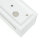 Wandlampe Keramik Glas 32,5 cm eckig Up Down bemalbar
