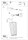 Wandlampe Keramik Up Down bemalbar E27 BURIC