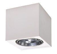 Deckenspot Weiß Keramik H: 14 cm klein bemalbar...