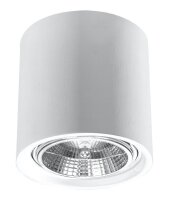 Deckenleuchte Weiß Metall klein Ø 14,5 cm...
