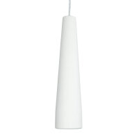 Pendelleuchte Keramik Weiß bemalbar Ø 7,5 cm...