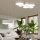 Deckenlampe Weiß rund Ø 55 cm 4x E27 blendarm Modern