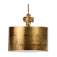 Deckenleuchte EXTRATO Blattgold &Oslash;38cm Design Lampe