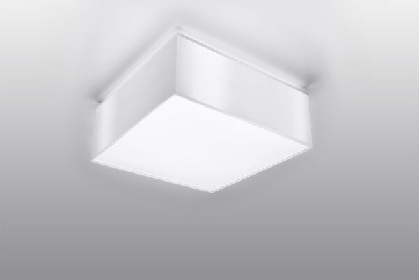 Blendarme Deckenleuchte Weiß Modern 25 cm quadratisch E27