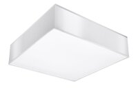Deckenleuchte Modern 55 cm breit Wei&szlig; quadratisch