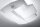 Deckenleuchte Glas Metall 61 cm lang blendarm flach 3x E27
