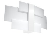 Wandlampe Weiß Glas Metall Modern 2x G9 MAGO