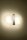 Wandlampe Glas Metall blendarm 35 cm breit Weiß Chrom