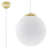 H&auml;ngeleuchte Glas Kugel &Oslash; 30 cm E27...