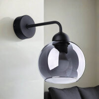 Wandlampe Rauchglas Modern elegant ALPHERG